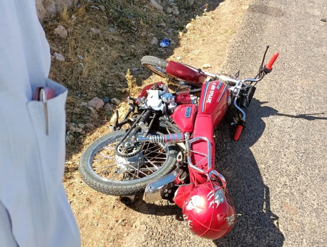 Midyat'ta motorsiklet kazası: 2 yaralı