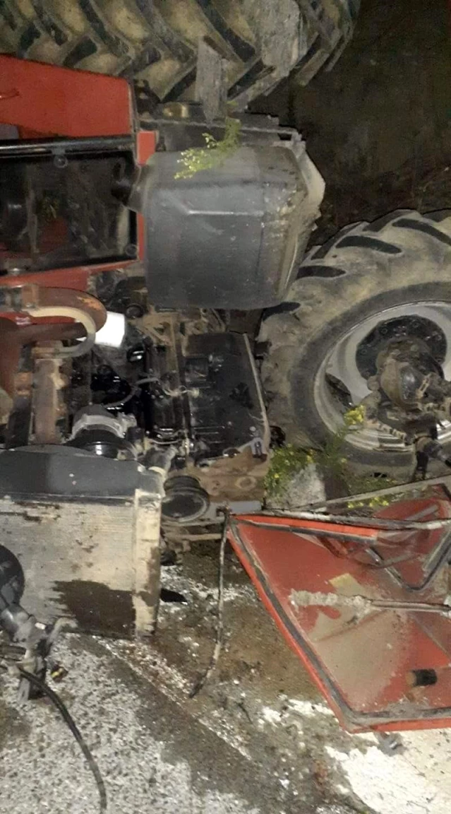 Hatay'da traktör devrildi: 3 yaralı