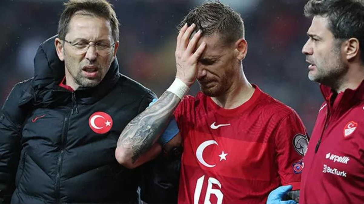 Norveç maçında sakatlanan Serdar Aziz\'in gözünün son hali korkuttu