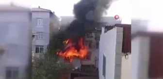 Son dakika haberleri | Ataşehir'de 3 katlı apartmanda korkutan yangın