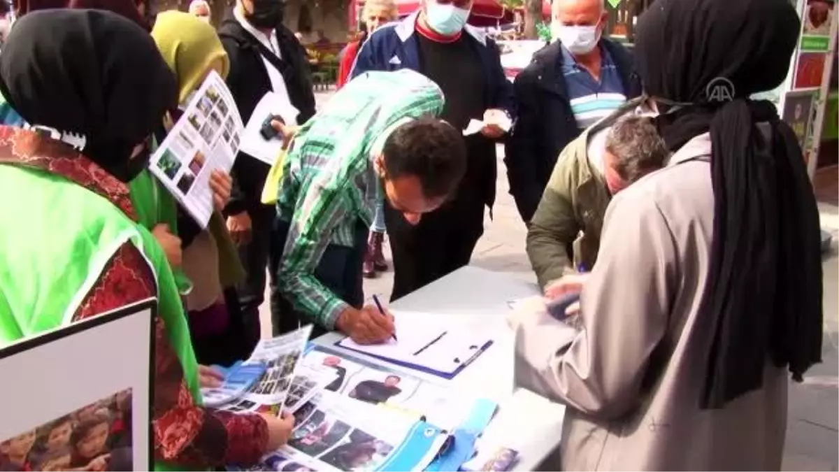 Çin\'in Uygur Türklerine dair politikası protesto edildi