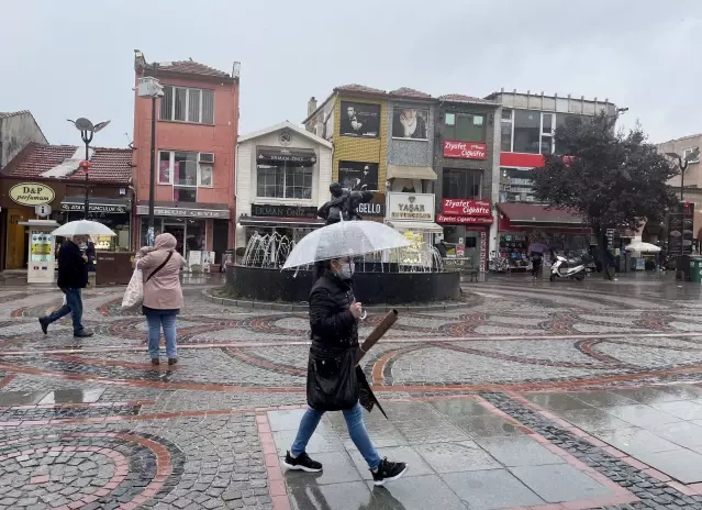 Edirne'de başlayan sağanak gece etkisini artıracak