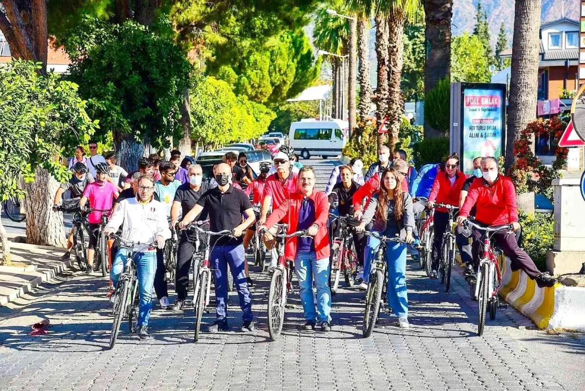 Köyceğiz\'de pedallar \'Doğa ve Sağlık\' için çevrildi