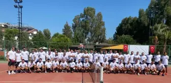 Muğla'da düzenlenen 'Likya Cup Veteran Erkekler Tenis Turnuvası' sona erdi