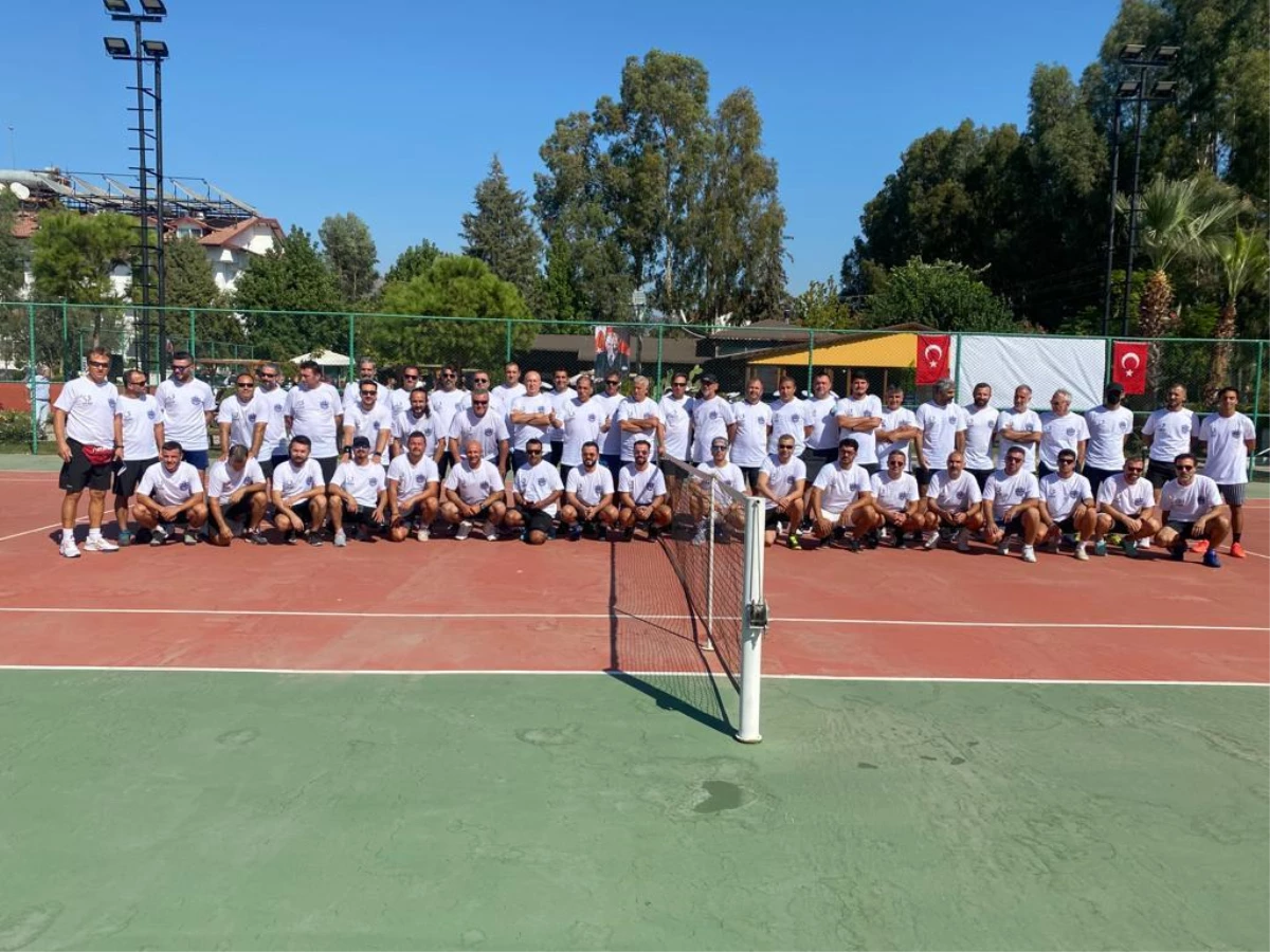 Muğla\'da düzenlenen "Likya Cup Veteran Erkekler Tenis Turnuvası" sona erdi