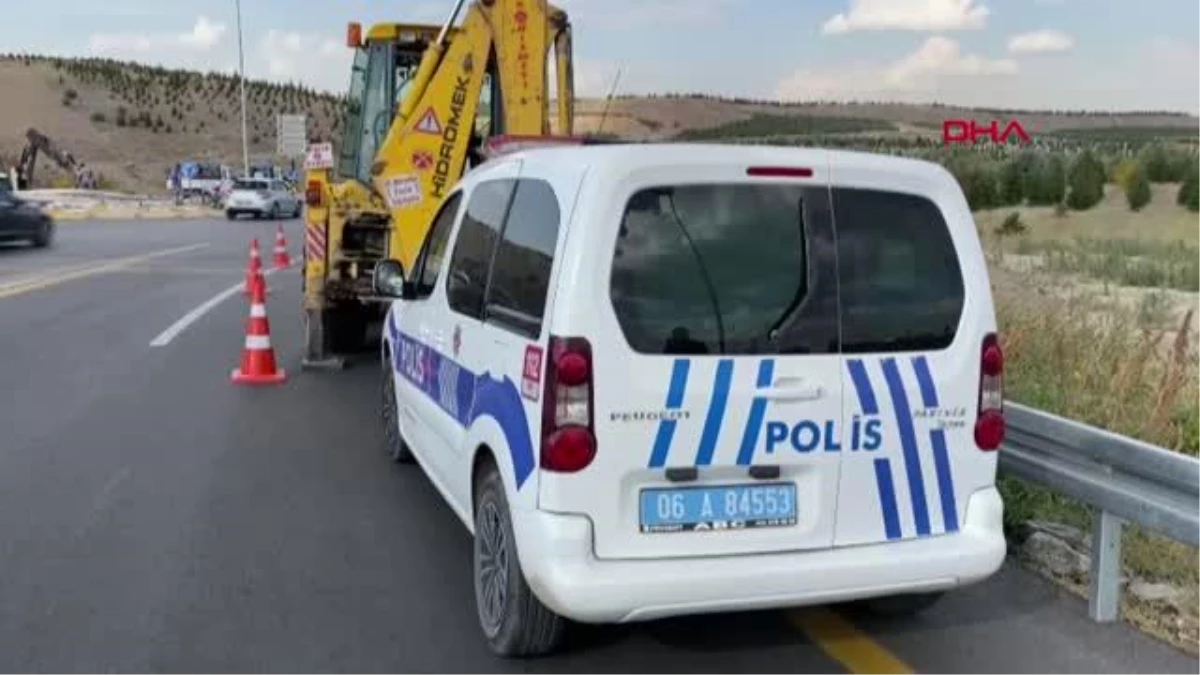 Ankara\'da yol çalışmasında insan kemikleri bulundu