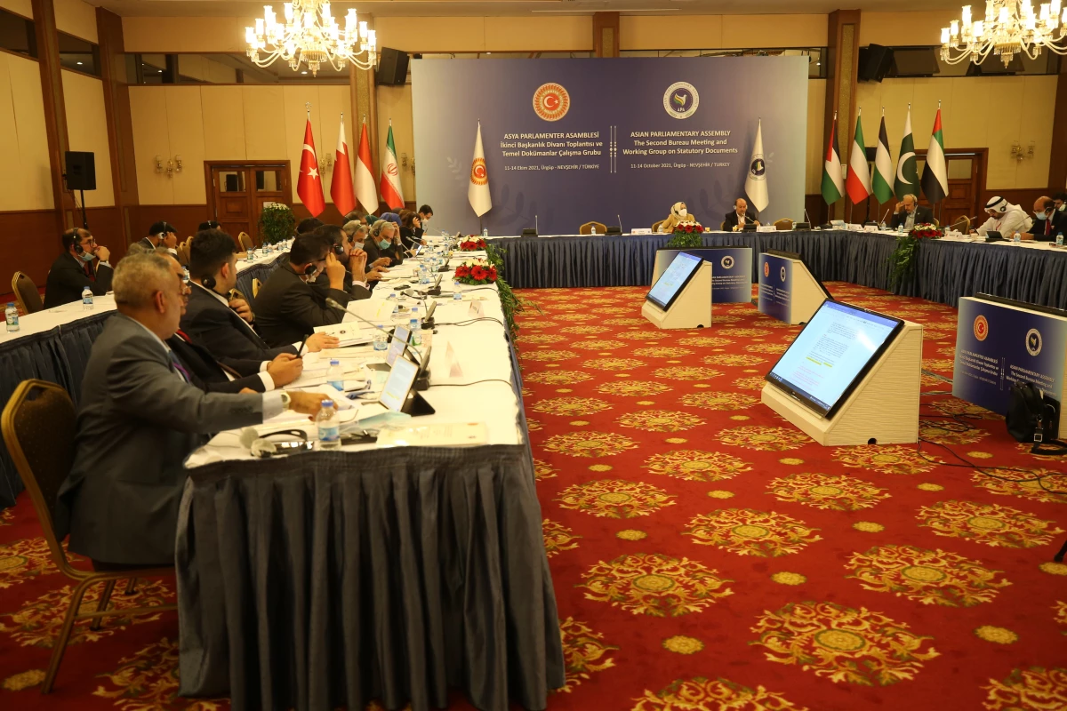Asya Parlamenter Asamblesi İkinci Başkanlık Divanı Toplantısı Nevşehir\'de sürüyor