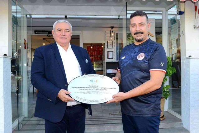 ATSO'dan Antalya'nın lezzet markalarına coğrafi işaret belgesi