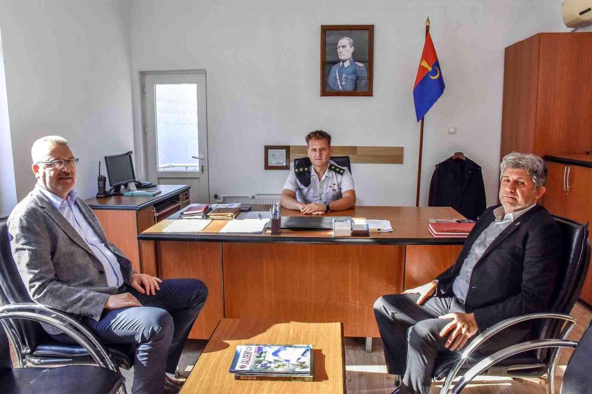 Başkan Özkan\'dan Yağmur ve Şahiner\'e ziyaret