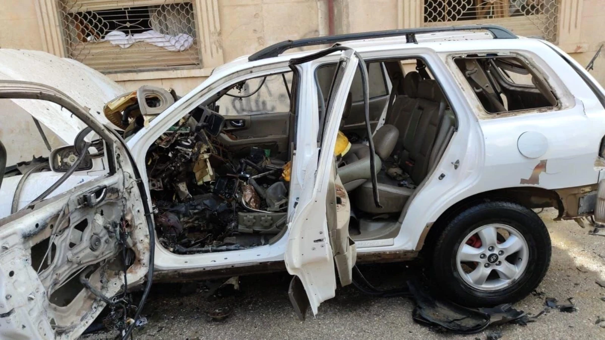Son dakika haber! El Bab\'ta bomba yüklü araç infilak ettirildi