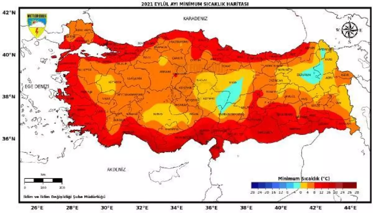 Eylülde sıcaklıklar normale döndü