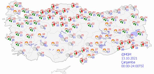 Kuvvetli geliyor! İstanbul, Ankara, İzmir dahil 48 ilde sağanak yağış etkili olacak