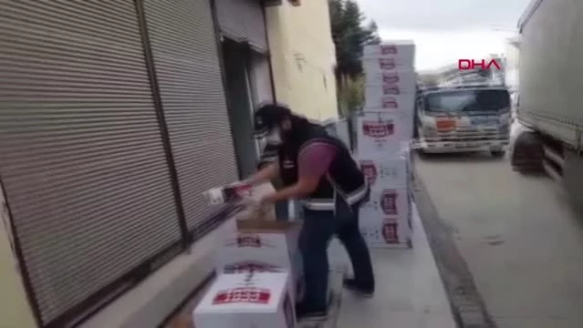 İzmir'de 4 bin 645 litre sahte etil alkol ele geçirildi