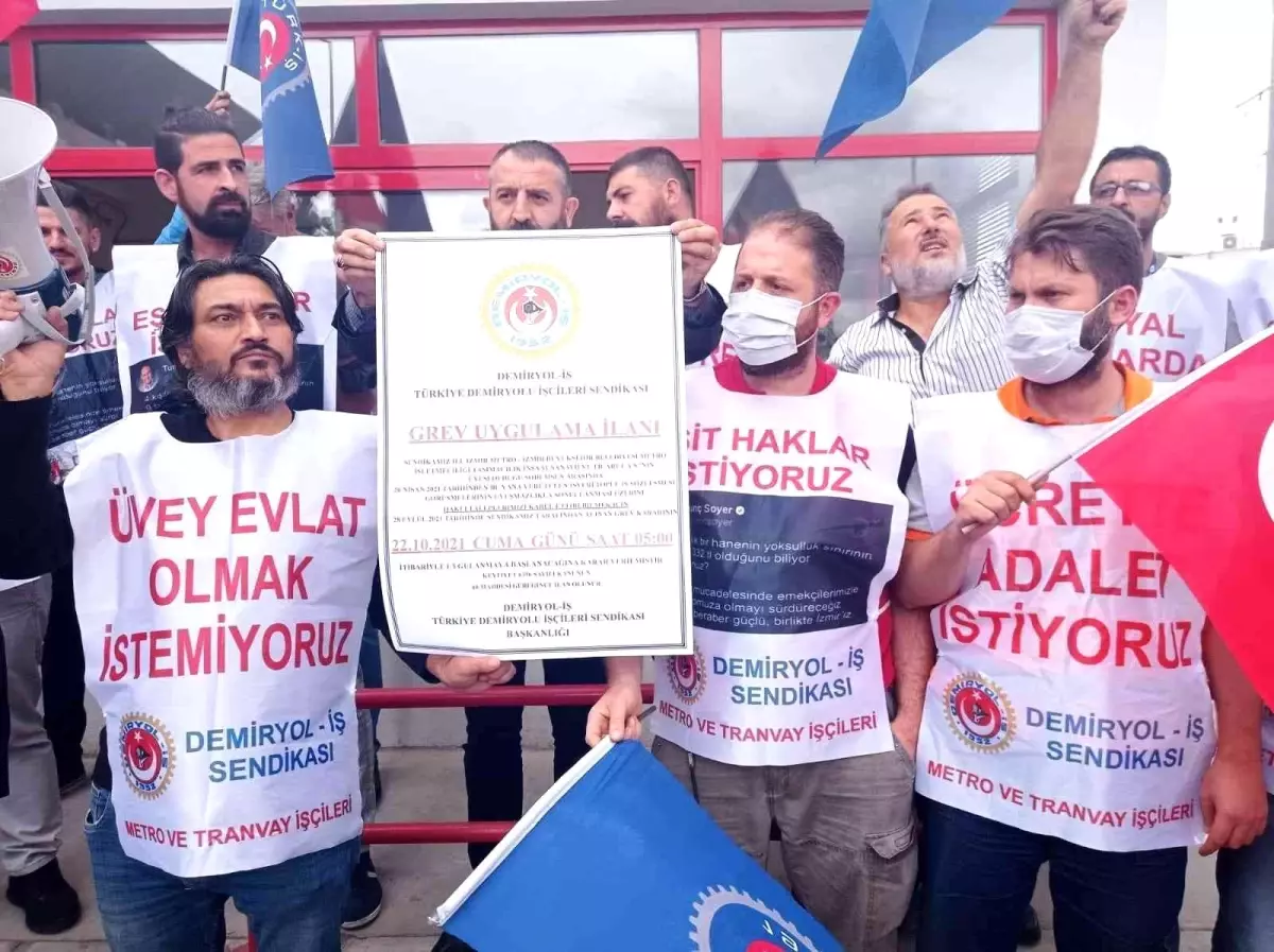 İzmir Metro A.Ş.\'de grev tarihi belli oldu
