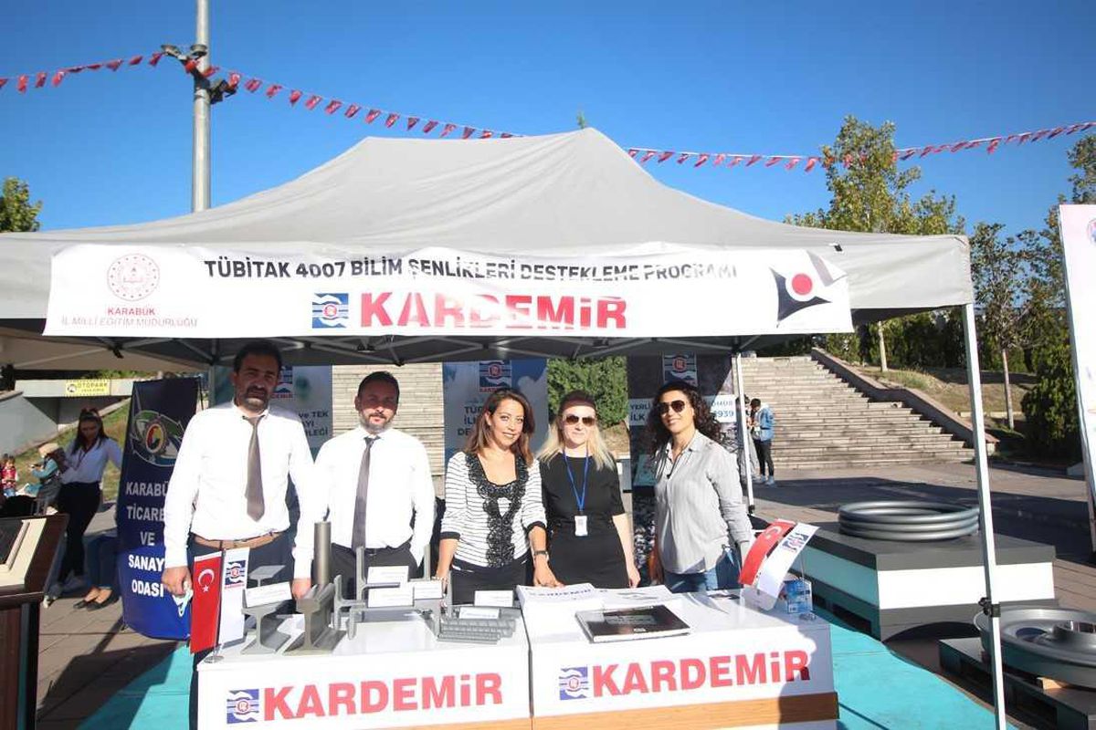KARDEMİR, Karabük Bilim Şenliği\'nde yer aldı