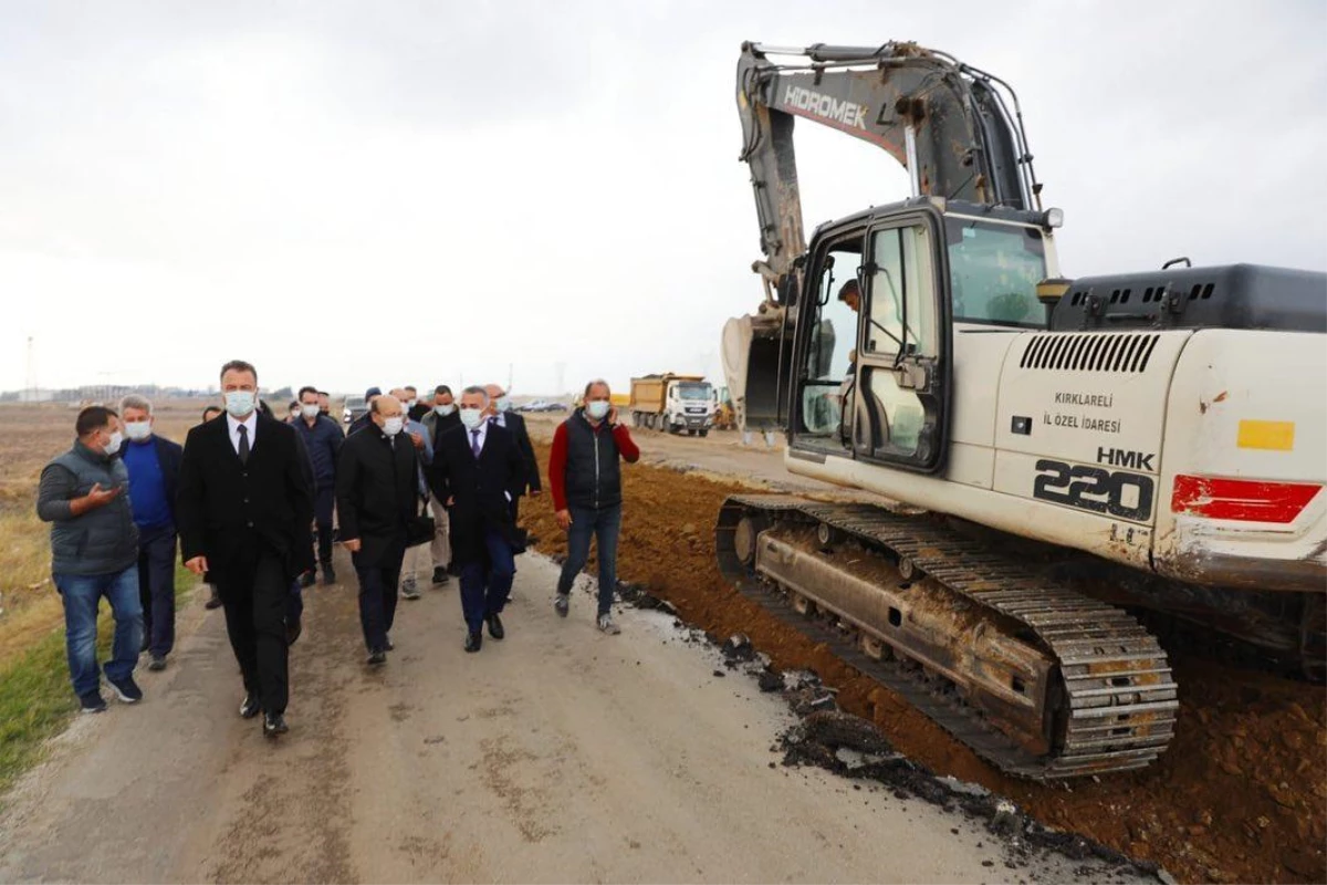 Kırklareli Valisi Osman Bilgin, incelemelerde bulundu