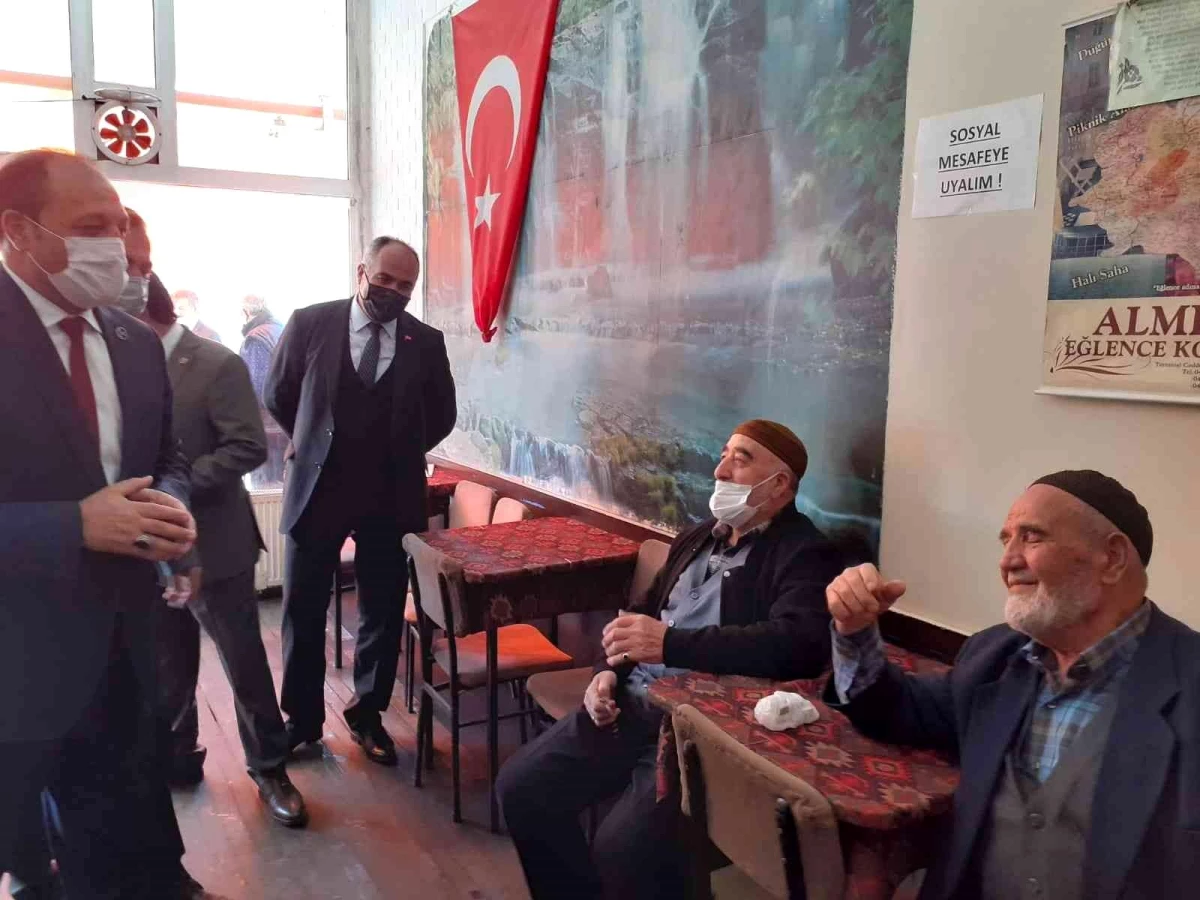 MHP İl Başkanı Karataş\'tan esnaf ziyareti