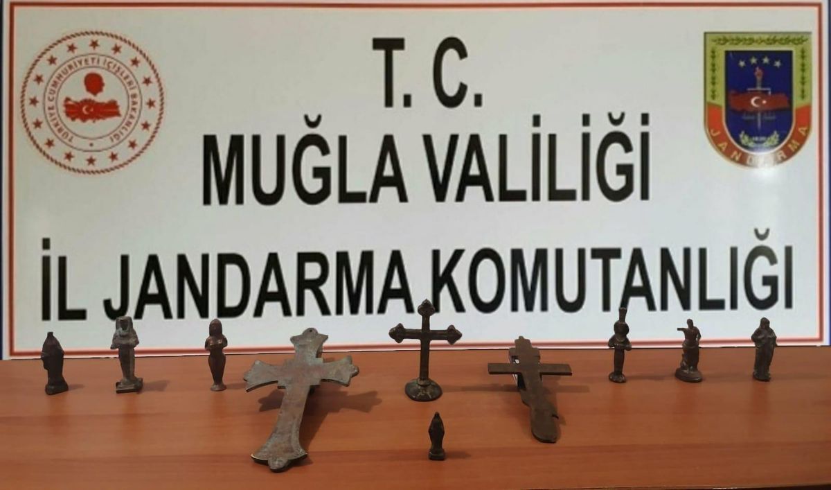 Muğla\'da tarihi eser kaçakçılığı operasyonunda bir kişi yakalandı