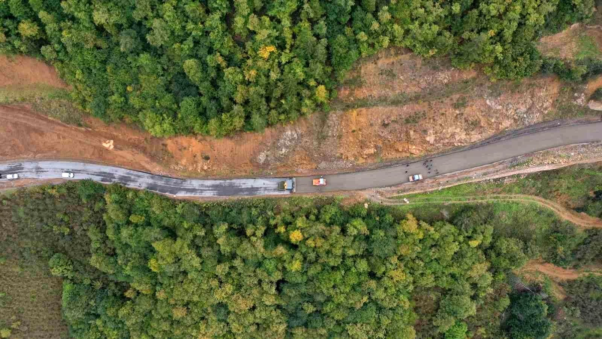 Ordu\'da yayla yollarının konforu artıyor