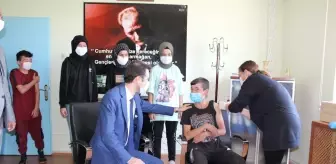 Son dakika haberi... Saraykent'te 12 yaş ve üzeri çocuklarda Kovid-19 aşı uygulaması başladı