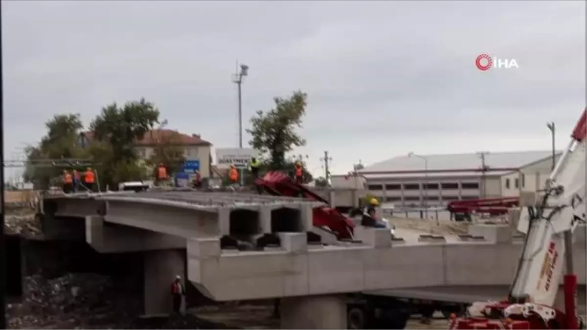 Sinop-Kastamonu yeni bağlantı köprüsü yapımında çalışmalar sürüyor