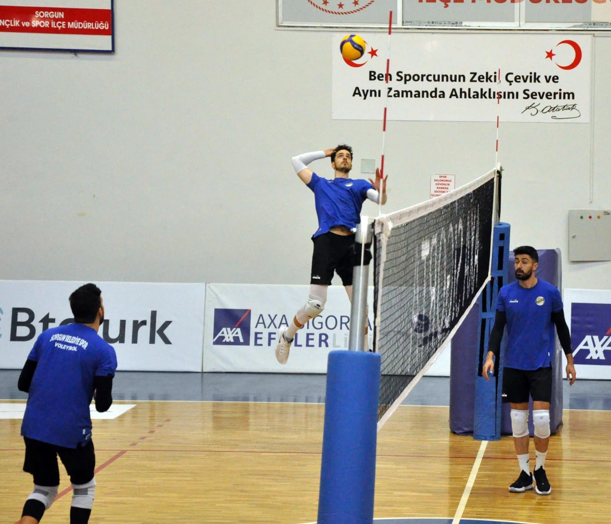 Sorgun Belediyespor, Bingöl Solhanspor maçı hazırlıklarını tamamladı