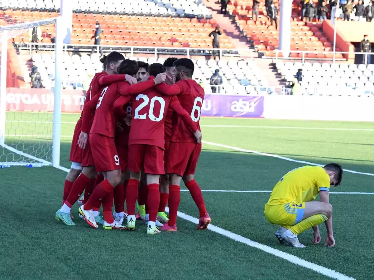 Son dakika haberi! Ümit Milli Takım, Kazakistan\'ı 1-0 yendi