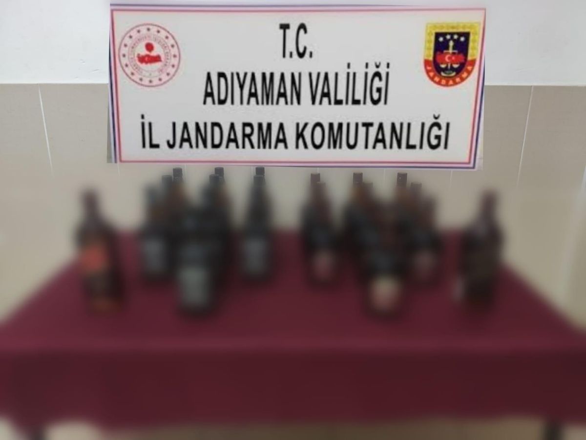 Adıyaman\'da gümrük kaçağı içki ele geçirildi