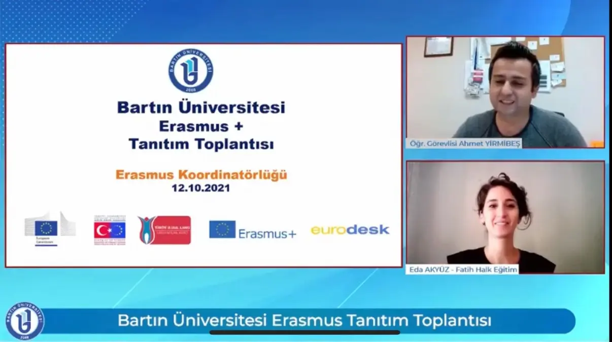 Bartın Üniversitesi öğrencilerine Erasmus+ programı tanıtıldı