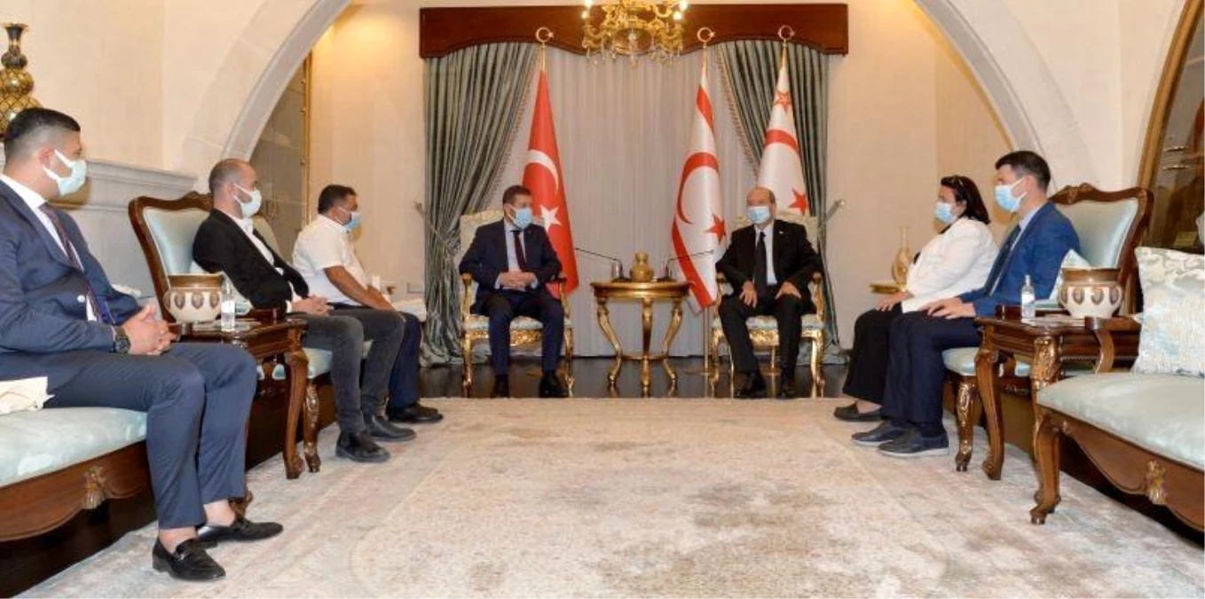 Başkan Ekrem Yavaş, KKTC Cumhurbaşkanı Ersin Tatar\'ı ziyaret etti