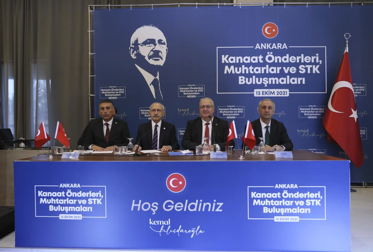 CHP Genel Başkanı Kılıçdaroğlu, Muhtarlar ve Kanaat Önderleri Buluşması\'nda konuştu Açıklaması