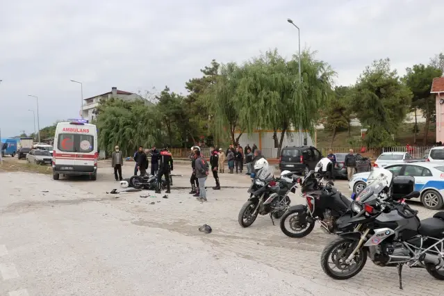 Son Dakika | Motosikletli polis memuru, olay yerine giderken geçirdiği trafik kazasında yaralandı