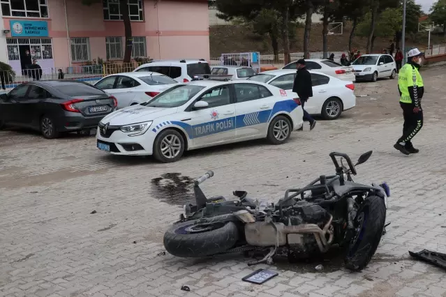 Son Dakika | Motosikletli polis memuru, olay yerine giderken geçirdiği trafik kazasında yaralandı