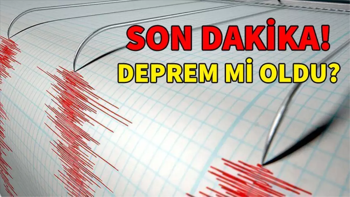 Son Depremler! Bugün İstanbul\'da deprem mi oldu? 13 Ekim Çarşamba AFAD ve Kandilli deprem listesi