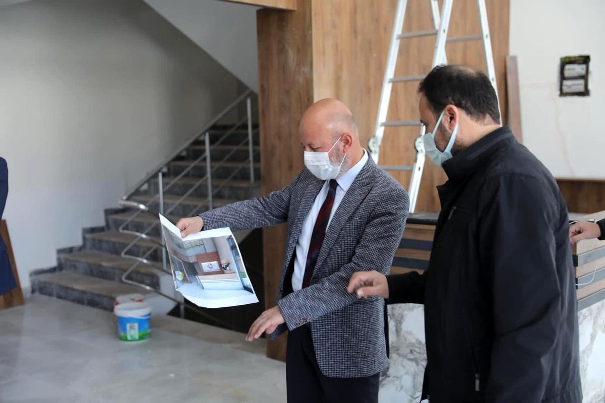 Kocasinan\'da erkeklere özel yapılan tesisde sona gelindi