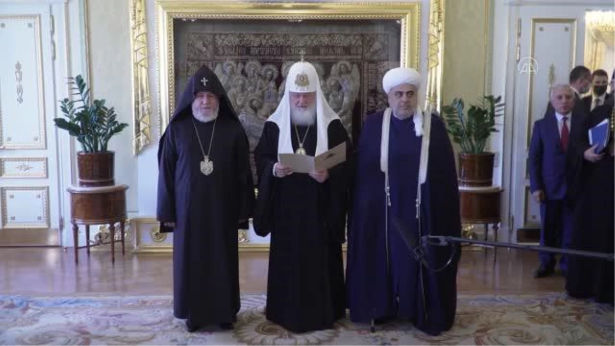 Rusya, Azerbaycan ve Ermenistan dini liderleri Moskova\'da bir araya geldi