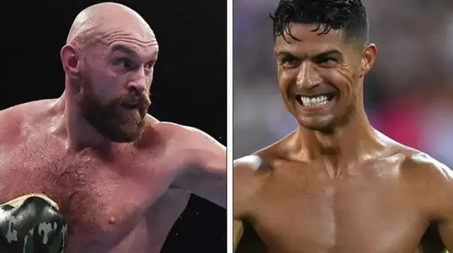 Tyson Fury'den Cristiano Ronaldo'ya tehdit Tyson Fury'den Cristiano Ronaldo'ya tehdit
