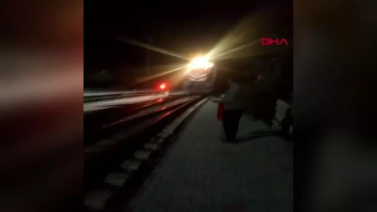 TOKAT\'YA YÜK TRENİNİN LOKOMOTİFİ YANDI