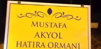 Vefat eden öğretmenin adı hatıra ormanında yaşayacak