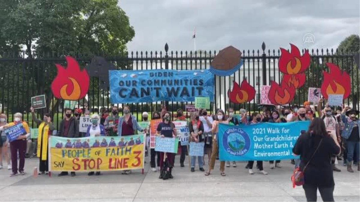 WASHINGTON - Çevrecilerin Beyaz Saray yakınlarında düzenlediği miting üçüncü gününde