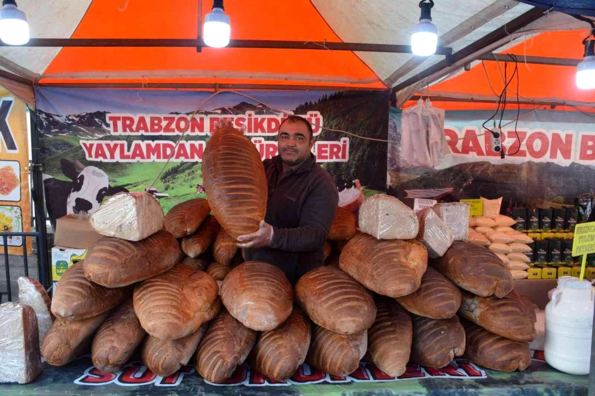 8 kiloluk dev ekmek görenlerde şaşkınlık yarattı
