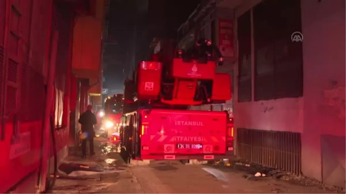 Atölyede çıkan yangın söndürüldü