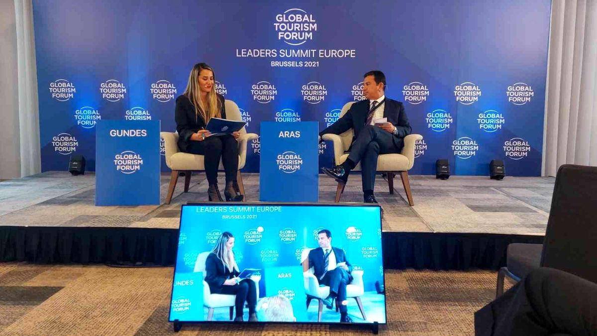 Son dakika haberi: Başkan Aras Brüksel\'deki forum\'da Türkiye\'yi temsil etti