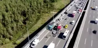 Son dakika haberi | Beykoz'da İSKİ'ye ait kamyon otomobilin üzerine devrildi: 1 ölü