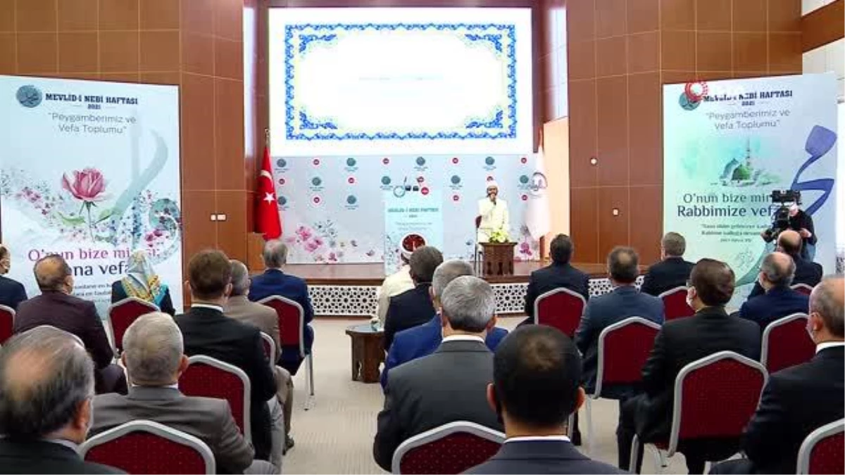 Diyanet İşleri Başkanı Erbaş: "Amacımız milletimizin her ferdinin yüreğinde var olan Peygamber sevgisini daha da pekiştirmek"