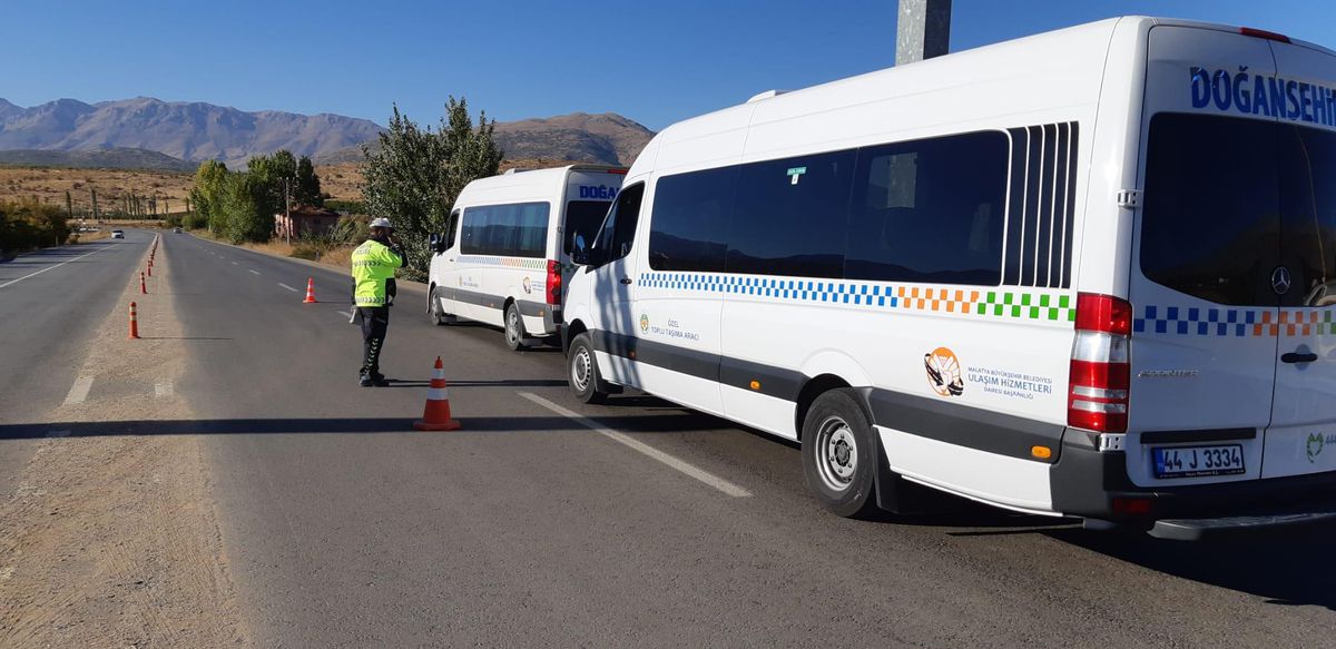 Doğanşehir\'de trafik denetimi gerçekleştirildi