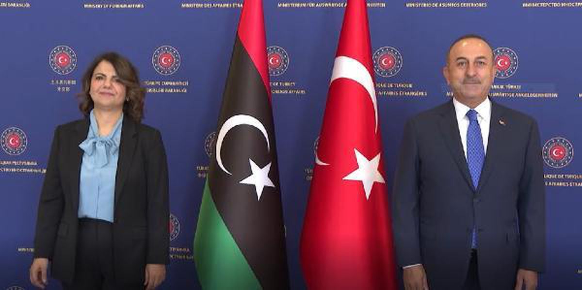 Foreign Minister Cavusoglu met with his Libyan counterpart Mangus