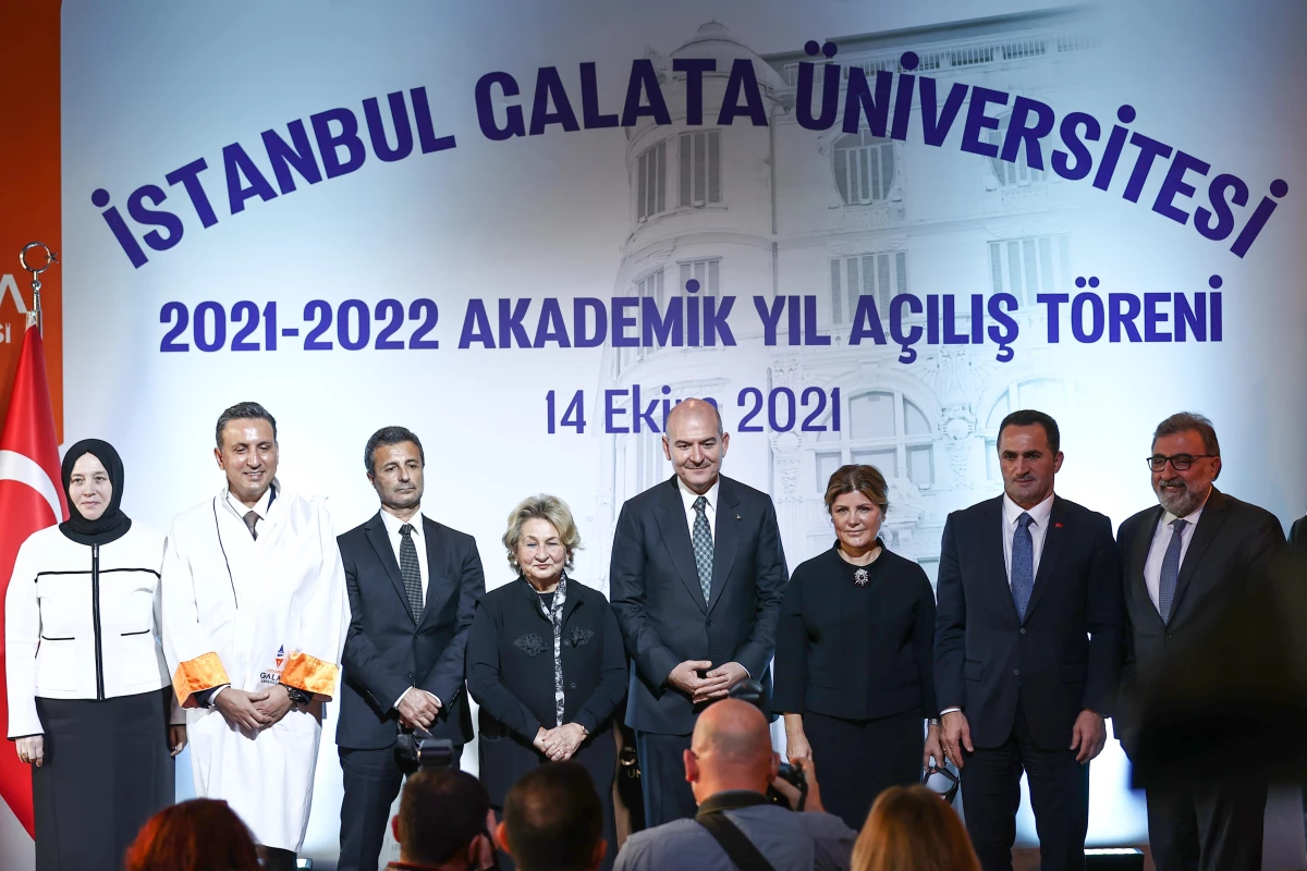İçişleri Bakanı Süleyman Soylu, İstanbul Galata Üniversitesi Akademik Yılı Açılış Töreni\'nde konuştu