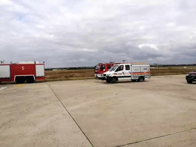 Son dakika! Tekirdağ'da uçak kazası tatbikatı