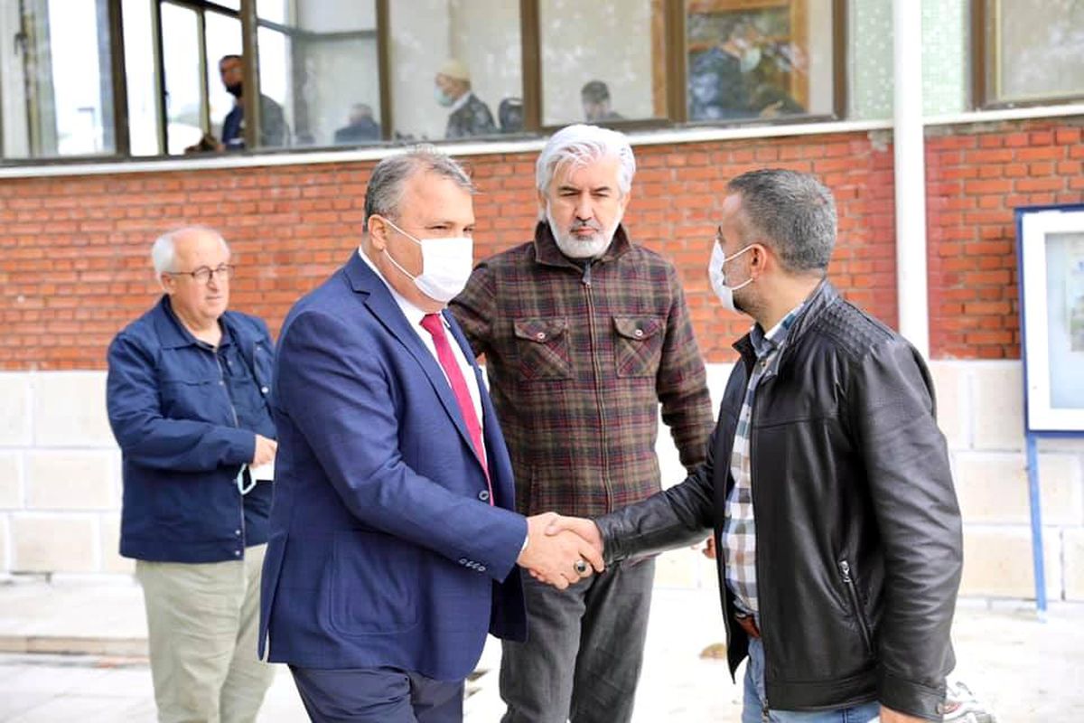 Başkan Çerçi sanayi sitesinde esnaf ziyareti yaptı